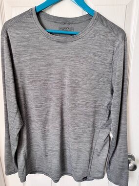 Mens Patagonia Capilene Long Sleeve Outdoor Shirt Size Large Base Layer